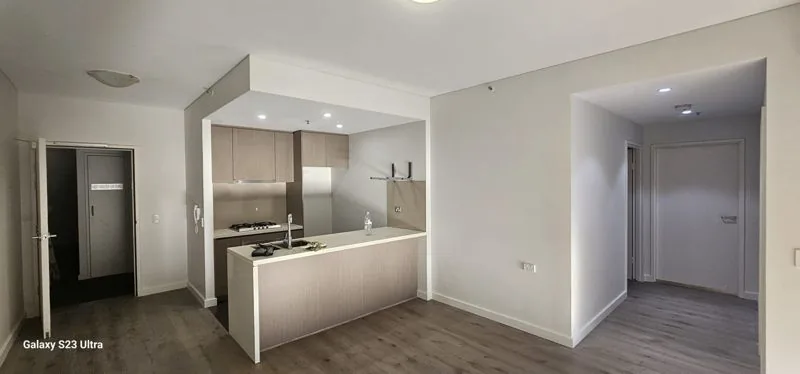 Painted apartment interior